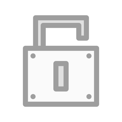ロックを解除する Generic Grey icon