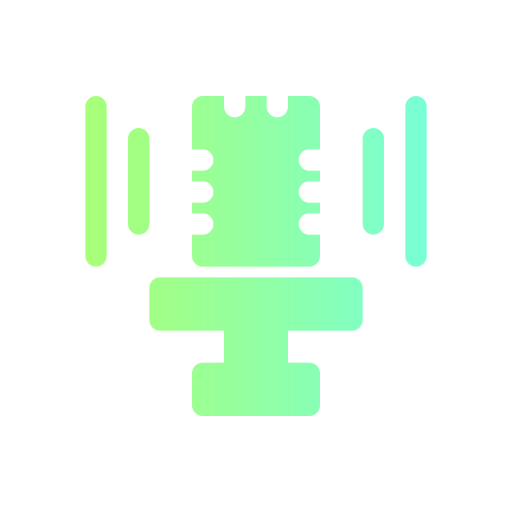 registratore vocale Generic Flat Gradient icona