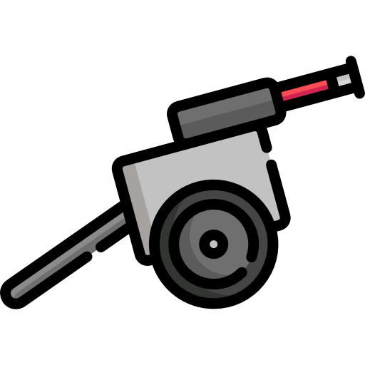 cañón Special Lineal color icono