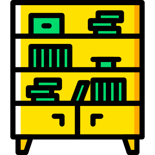 Bookshelf Basic Miscellany Yellow icon