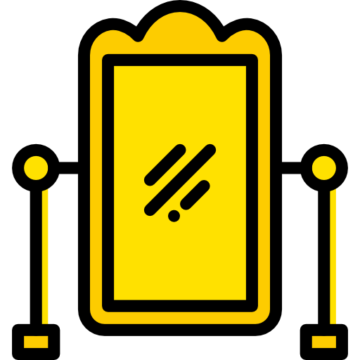 espejo Basic Miscellany Yellow icono