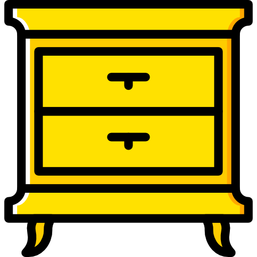 Chest of drawers Basic Miscellany Yellow icon