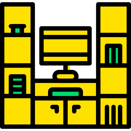 Cupboard Basic Miscellany Yellow icon