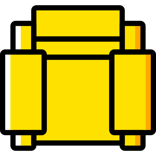 Armchair Basic Miscellany Yellow icon