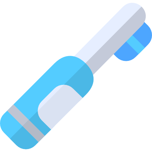 elektrische zahnbürste Basic Rounded Flat icon