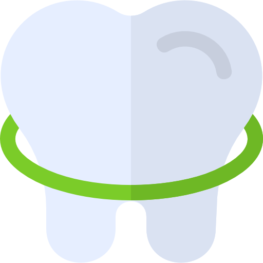 Зуб Basic Rounded Flat иконка