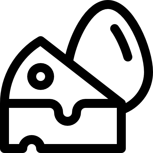 fromage Basic Rounded Lineal Icône