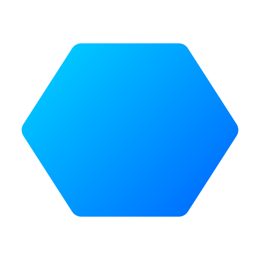Polygon Generic Flat Gradient icon
