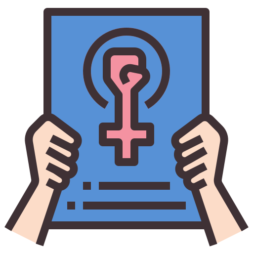 feminista Generic Outline Color icono
