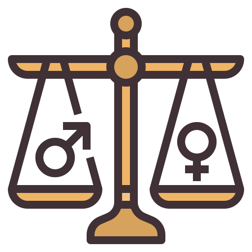 Гендерное равенство Generic Outline Color иконка