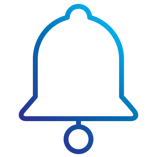 Bell Generic Gradient icon