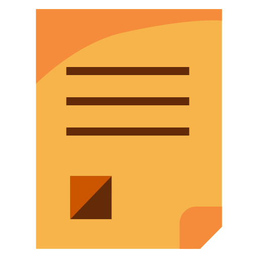Invoice Generic Flat icon
