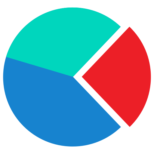 diagramme circulaire Generic Flat Icône