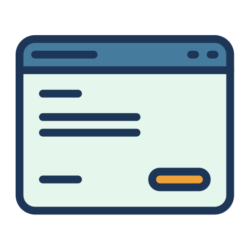 landing page Generic Outline Color icon