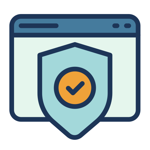 Internet security Generic Outline Color icon