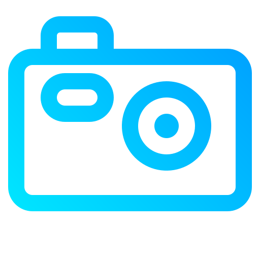aparat fotograficzny Generic Gradient ikona