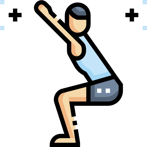 Yoga pose Detailed Straight Lineal color icon
