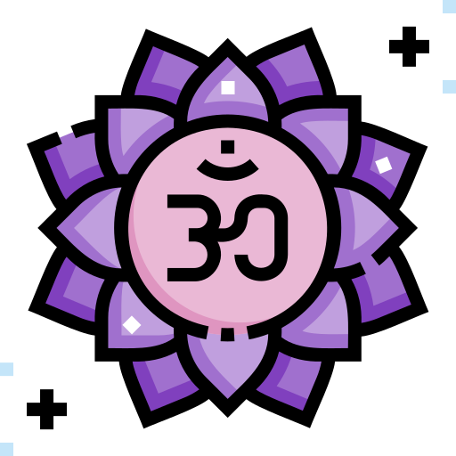 Sahasrara Detailed Straight Lineal color icon