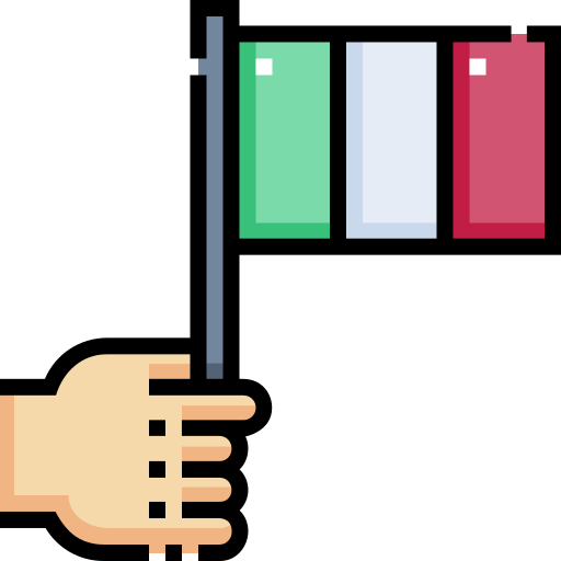 flaga Detailed Straight Lineal color ikona