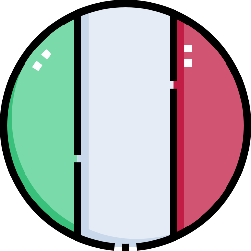 italien Detailed Straight Lineal color icon