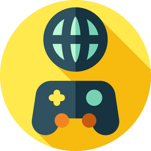 ゲーム Flat Circular Flat icon