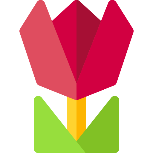 tulipán Basic Rounded Flat icono