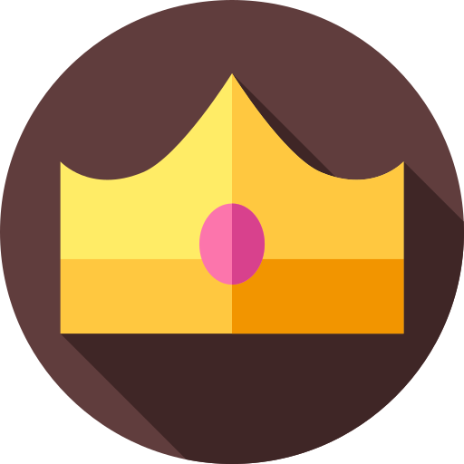 Корона Flat Circular Flat иконка