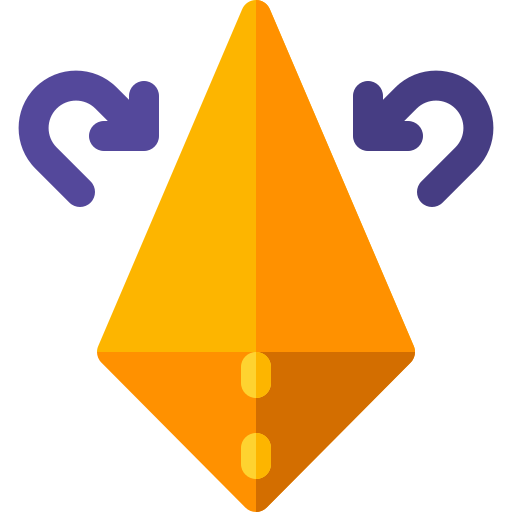 Origami Basic Rounded Flat icon