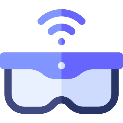 intelligente brille Basic Rounded Flat icon