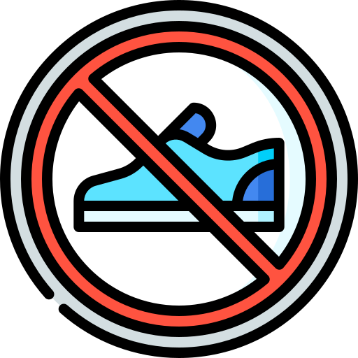 No shoes Special Lineal color icon