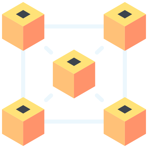 blockchain Good Ware Flat icon
