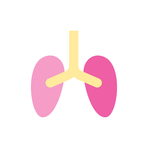 pulmões Good Ware Flat Ícone