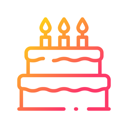 Торт на день рождения Good Ware Gradient иконка