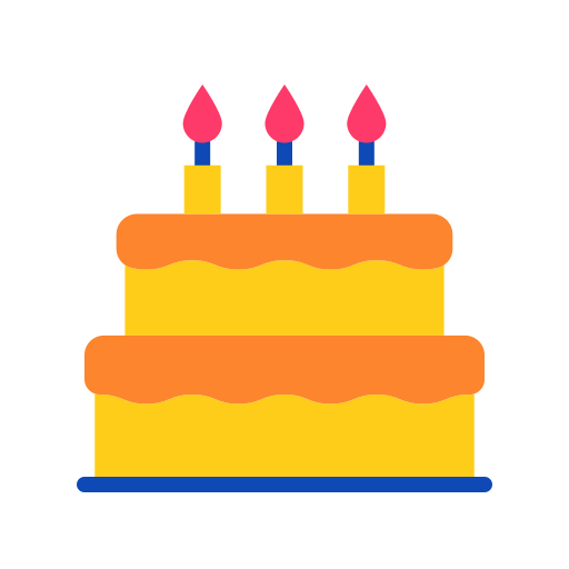 tort urodzinowy Good Ware Flat ikona