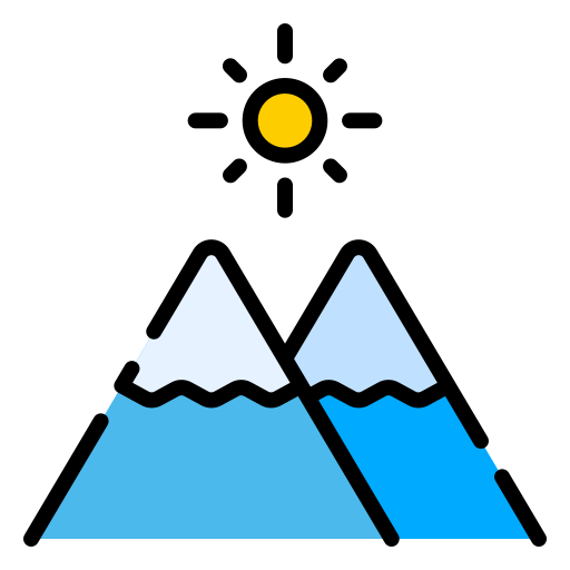 montaña Good Ware Lineal Color icono