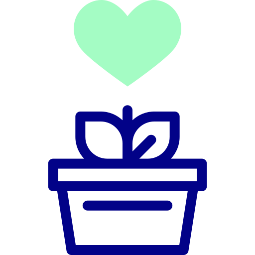 roślina miłości Detailed Mixed Lineal color ikona