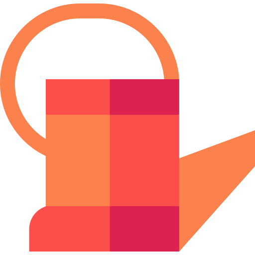 Watering can Basic Straight Flat icon