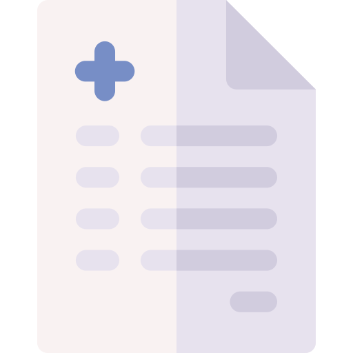 Medical report Basic Rounded Flat icon