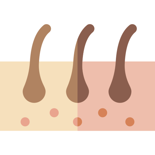 dermatologia Basic Rounded Flat Ícone