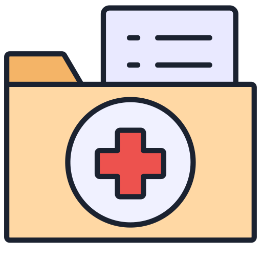 Medical file Generic Outline Color icon