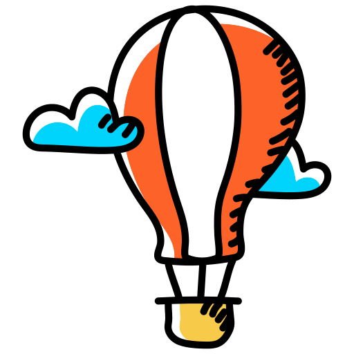 熱気球 Generic Hand Drawn Color icon
