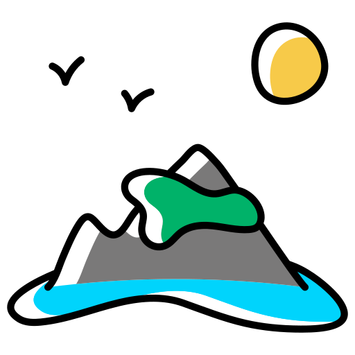 isla Generic Hand Drawn Color icono