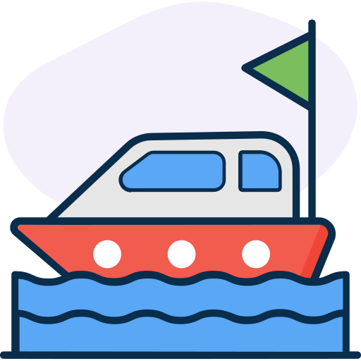 Морской транспорт Generic Outline Color иконка
