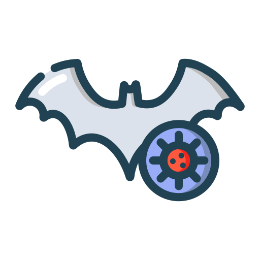 Bat Generic Outline Color icon