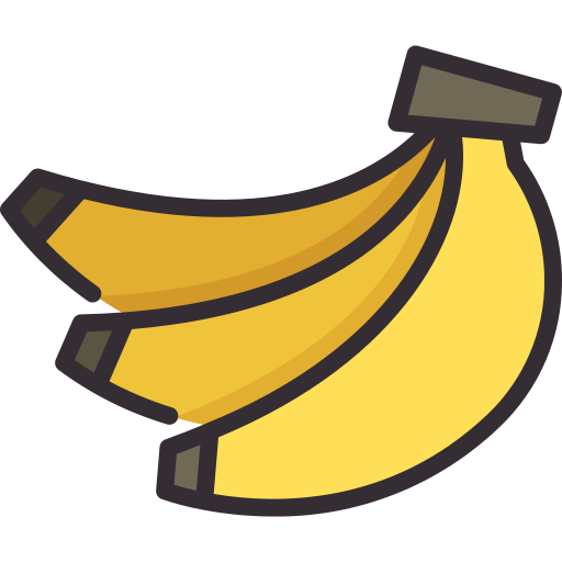 banana Generic Outline Color icona