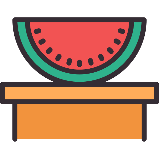 wassermelone Generic Outline Color icon