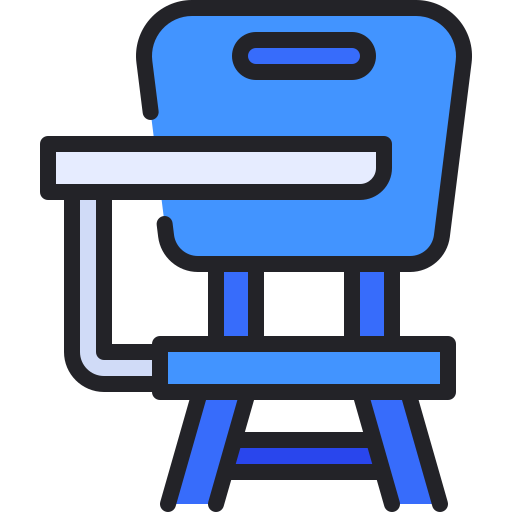 chaise de bureau Generic Outline Color Icône