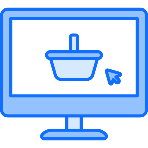 e-commerce Generic Blue ikona