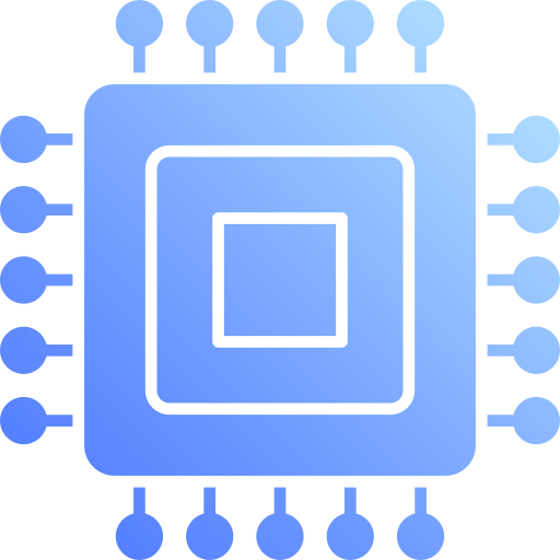 mikrochip Generic Flat Gradient icon