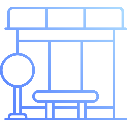 버스 정류장 Generic Gradient icon